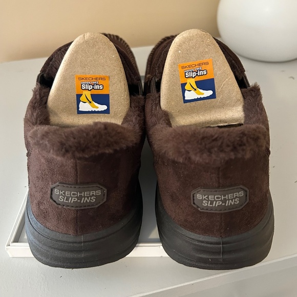 New! SKECHERS SLIP-INS Relaxed Fit MURETTE - SCOFIELD Comfort Shoe Brown Size 9 - Picture 12 of 14